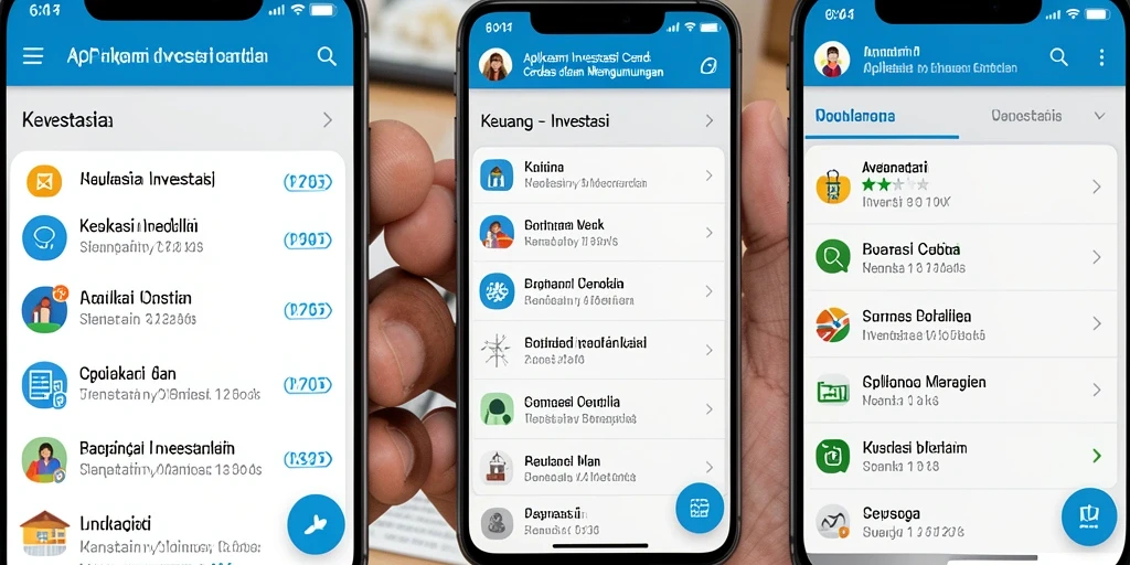 Tampilan antarmuka aplikasi 6CF untuk investasi yang intuitif.