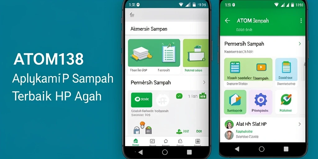 Tampilan antarmuka ATOM138 yang bersih dan mudah digunakan untuk Pembersih Sampah.