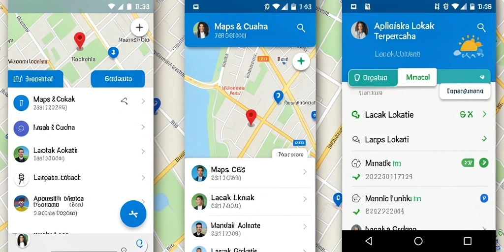 Tampilan antarmuka GG288 untuk fitur lacak lokasi yang intuitif.